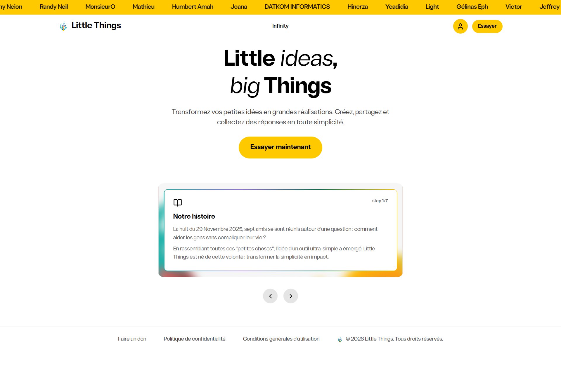 Homepage